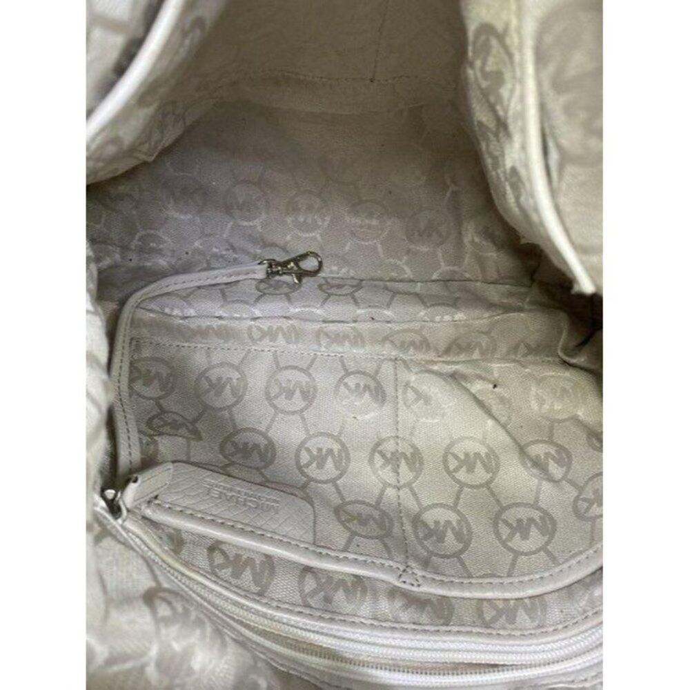 michael kors cream leather shoulder bag - Picture 8 of 10